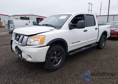 2013 Nissan Titan Pro-4X из США, поврежденный, VIN 1N6BA0EC0DN300605